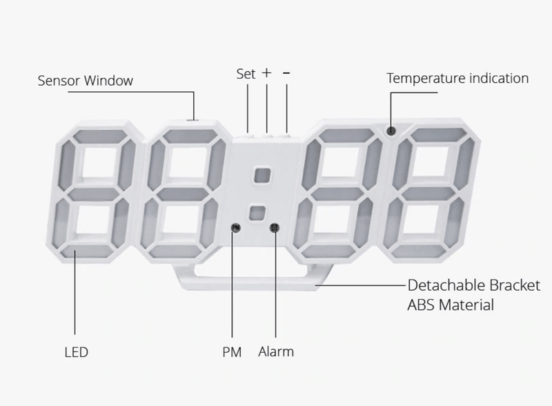 Digitizer Desk Clock