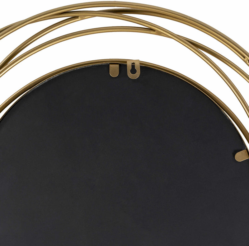 Monamon Round Rattan Mirror