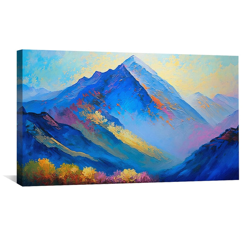 Dimensional Mountain Canvas