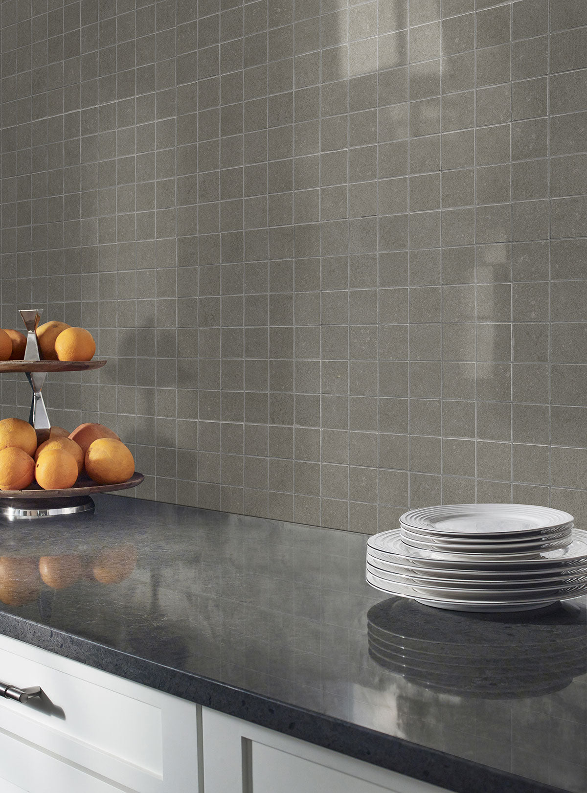 MSI Gris Porcelain Tile, dimensions drawing