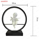 GobekUsa Dimmable Angel Table Lamp for Dream Bedroom Decor & Warm LED Lighting