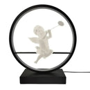 GobekUsa Dimmable Angel Table Lamp for Dream Bedroom Decor & Warm LED Lighting