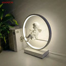 GobekUsa Dimmable Angel Table Lamp for Dream Bedroom Decor & Warm LED Lighting