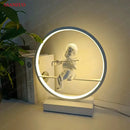 GobekUsa Dimmable Angel Table Lamp for Dream Bedroom Decor & Warm LED Lighting