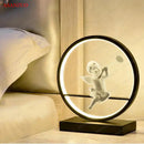 GobekUsa Dimmable Angel Table Lamp for Dream Bedroom Decor & Warm LED Lighting