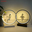 GobekUsa Dimmable Angel Table Lamp for Dream Bedroom Decor & Warm LED Lighting