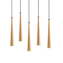 Dimmable Brushed Stainless Cone LED Pendant Light