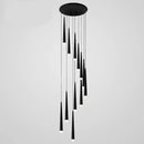 Dimmable Brushed Stainless Cone LED Pendant Light
