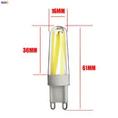 Dimmable cob led bulb clear glass filament lamp for living room by Decorbites