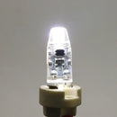 Dimmable g4 led bulb clear glass with yellow tip for living room lights by Decorbites
