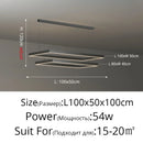 GobekUsa Dimmable Nordic LED Ceiling Chandelier for Living Room