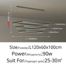 GobekUsa Dimmable Nordic LED Ceiling Chandelier for Living Room
