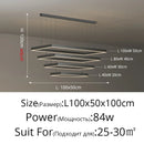 GobekUsa Dimmable Nordic LED Ceiling Chandelier for Living Room
