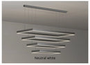 GobekUsa Dimmable Nordic LED Ceiling Chandelier for Living Room