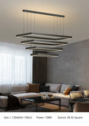 GobekUsa Dimmable Nordic LED Ceiling Chandelier for Living Room
