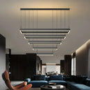 GobekUsa Dimmable Nordic LED Ceiling Chandelier for Living Room