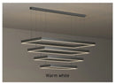 GobekUsa Dimmable Nordic LED Ceiling Chandelier for Living Room