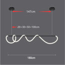 GobekUsa Dimmable Nordic LED Chandelier for Home Decor