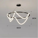 GobekUsa Dimmable Nordic LED Chandelier for Home Decor