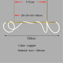 GobekUsa Dimmable Nordic LED Chandelier for Home Decor