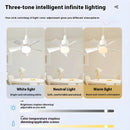Dimmable Remote Control Ceiling Fan Light for Home & Dormitory