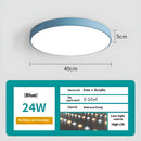 Dimmable Smart Ceiling Lamp with Remote - Bedroom & Living Room LED Light