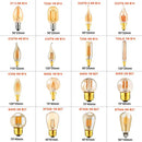Dimmable vintage led filament bulb amber glass bedroom light by Decorbites