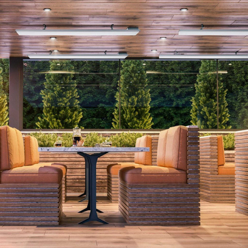 Dimplex DLW 70" Noiseless Radiant Electric Heater For Outdoor And Indoor, 3200W [DLW3200W24] (SAK15698)