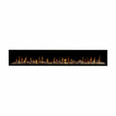 Dimplex Ignite Evolve Built-In Frosted Tumbled Glass Linear Electric Fireplace With Heat Boost System & Trim Kit (SAK59214)