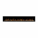 Dimplex Ignite Evolve Built-In Frosted Tumbled Glass Linear Electric Fireplace With Heat Boost System & Trim Kit (SAK59214)