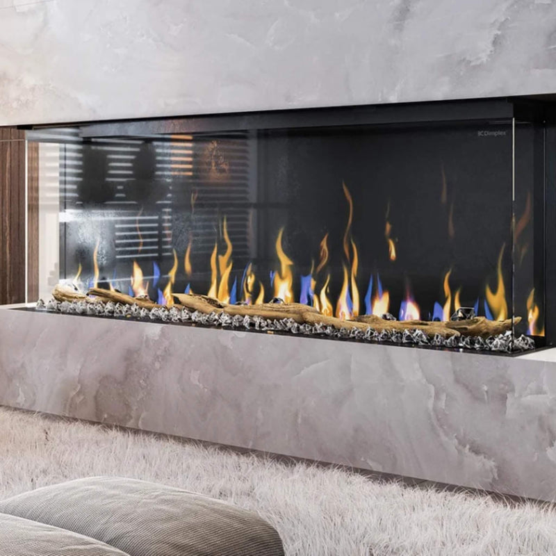 Dimplex IgniteXL Bold 60" Built-In Linear Modern Electric Fireplace With Multi Colored Flames [XLF6017-XD] (SAK90413)
