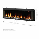 Dimplex IgniteXL Bold 100" Smart Linear Multi Side View Built-In Electric Fireplace [XLF10017-XD] (SAK72359)