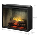 Dimplex Revillusion Built-In Electric Firebox W/ Weathered Concrete Line & Plug Kit [RBF30/42WC-FG] (SAK46891)