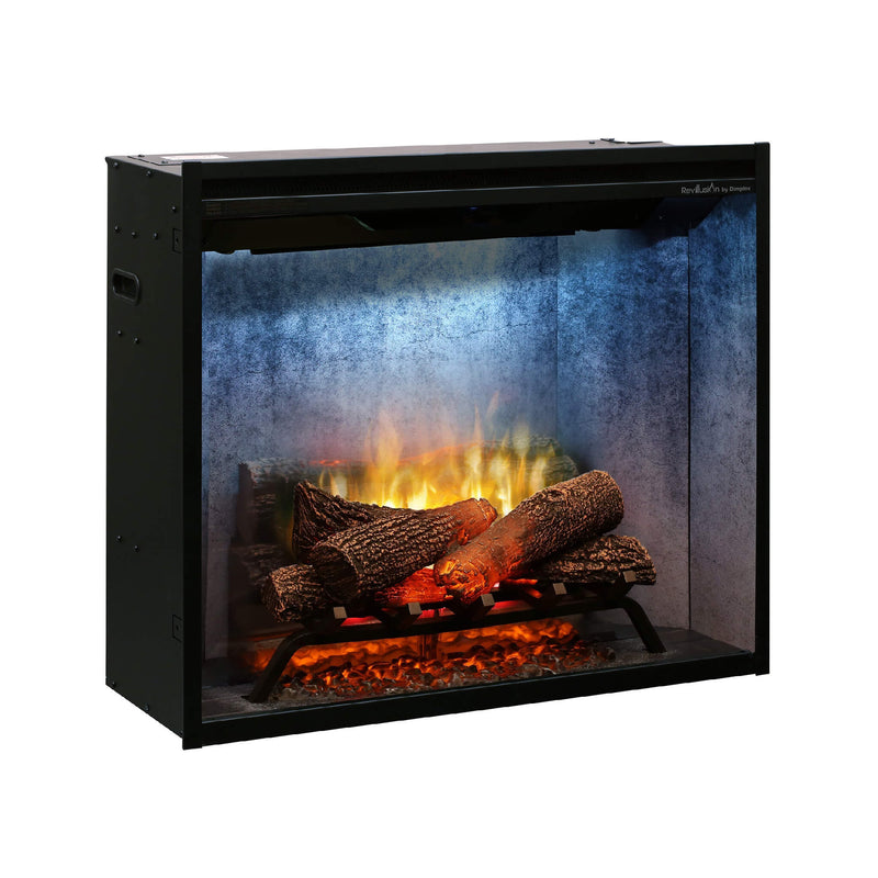 Dimplex Revillusion Built-In Electric Firebox W/ Weathered Concrete Line & Plug Kit [RBF30/42WC-FG] (SAK46891)