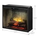 Dimplex Revillusion Built-In Electric Firebox W/ Weathered Concrete Line & Plug Kit [RBF30/42WC-FG] (SAK46891)