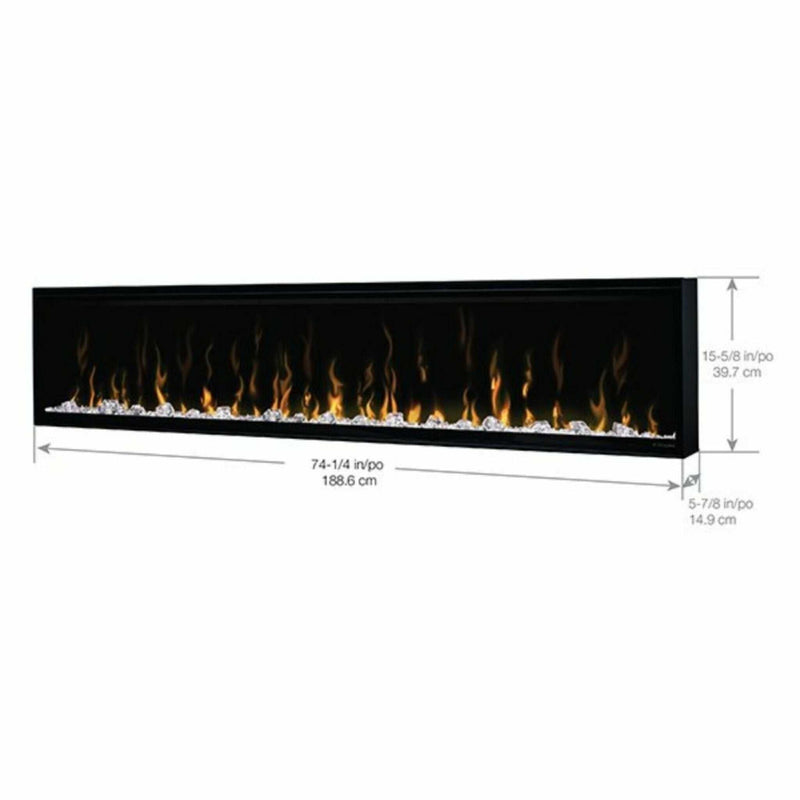 Dimplex IgniteXL Linear Fireplace Electric With Comfort Saver Heating System (SAK82596)