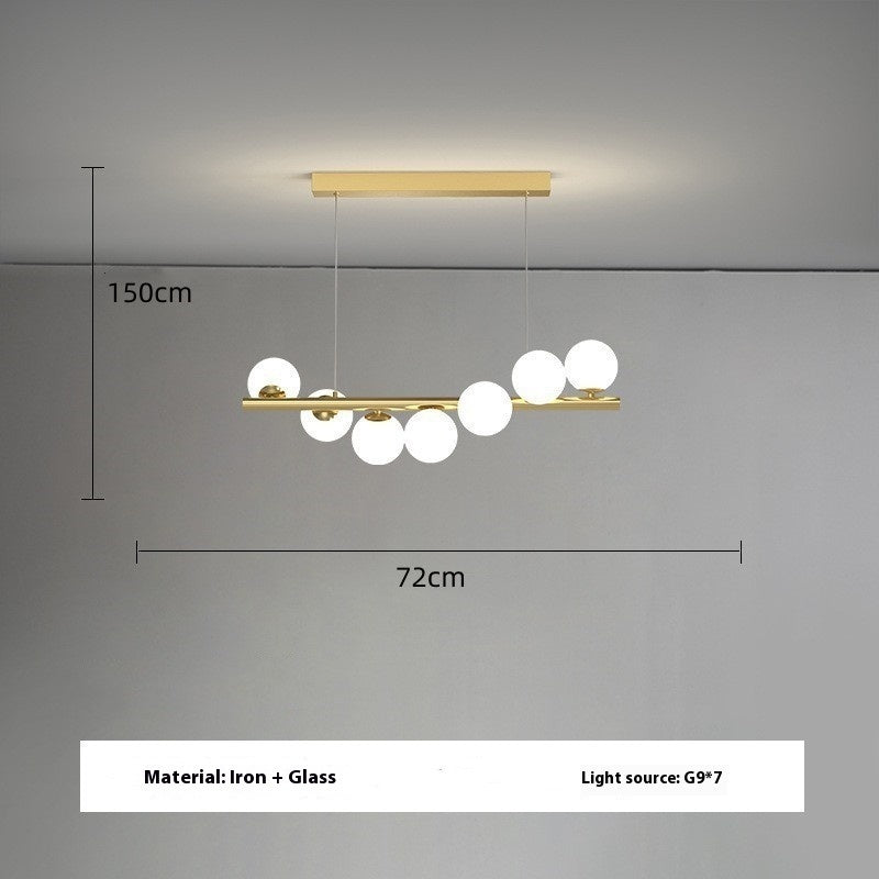 Dining Room Chandelier Creative 3D Long Chandelier, photo 5 of 10
