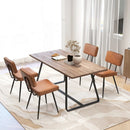 Dining Chair Set of 2 with Padded Backrest and Seat by LJGDeals
