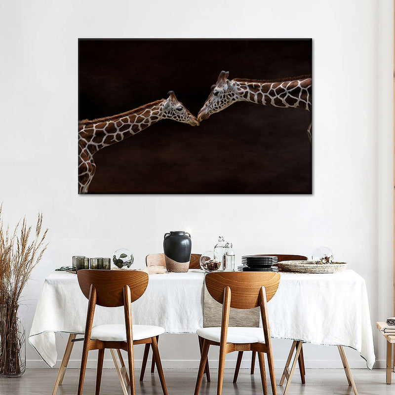 Giraffe Affection Wall Art