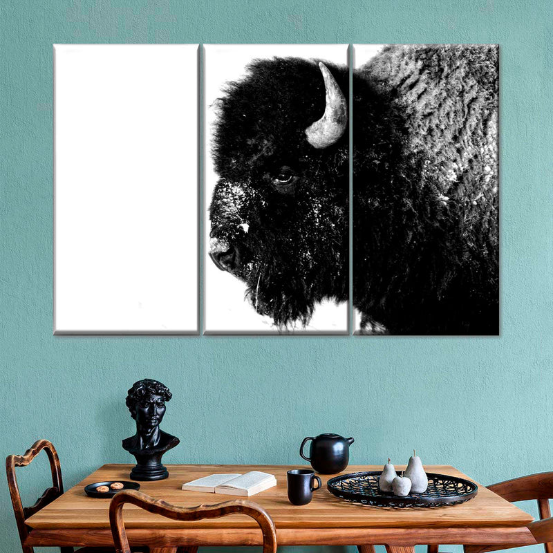 Black Bison Wall Art