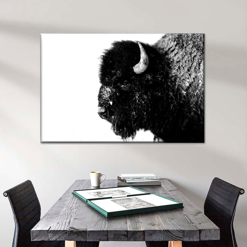 Black Bison Wall Art