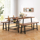 Dining Table Set for 5-7 with 2-Bottle Wine Rack and Condiment Holder by DirectDeals