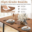 Dining Table Set for 5-7 with 2-Bottle Wine Rack and Condiment Holder by DirectDeals