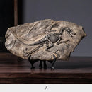 GobekUsa Dinosaur Fossil Resin Craft Figurine | Home Office Sculpture Decoration