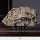 GobekUsa Dinosaur Fossil Resin Craft Figurine | Home Office Sculpture Decoration