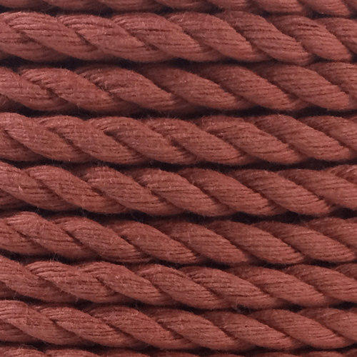 10mm Dip Dyed Cotton 3-Strand-Rope