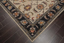 5' x 8' Handmade 100% Wool Traditional Oriental Area Rug Beige