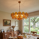 Solaris Disc Murano Glass Chandelier