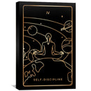 Discipline Tarot Card Canvas