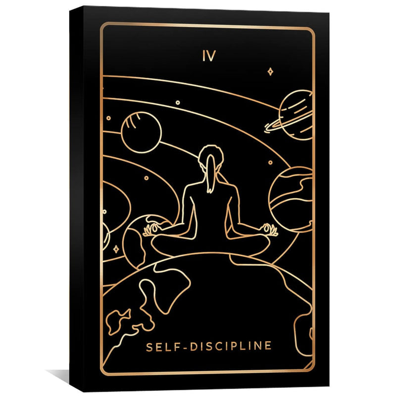 Discipline Tarot Card Canvas